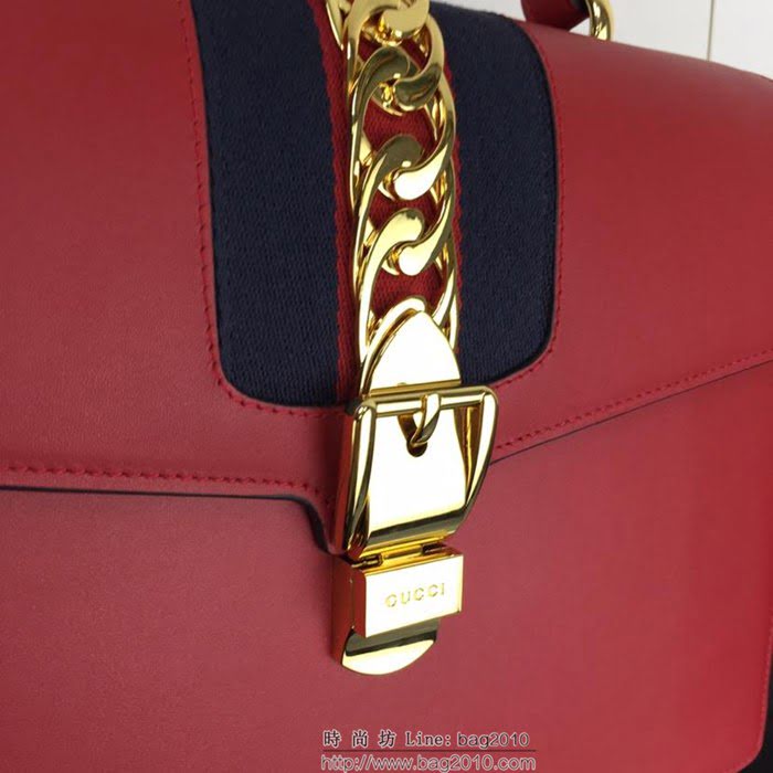 GUCCI古馳 新款 專櫃品質 原單 431665 大紅 手提 單肩 斜挎包 波士頓包HY1381